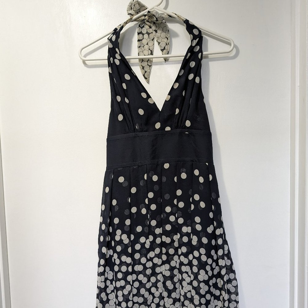 Adrianna Papell midi halter dress - Size 2P